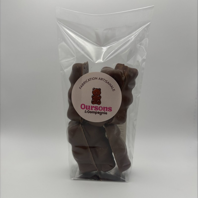 Oursons Guimauve Enrobés De Chocolat Au Lait - 90g