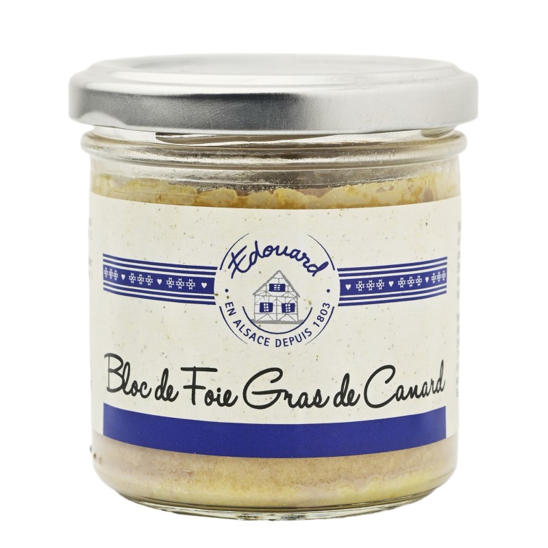Bloc de foie gras de canard - 120g