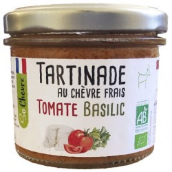Tartinable de Chèvre Frais Tomate et Basilic Bio - 90g