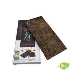 Tablette chocolat noir speculoos BIO - 100g