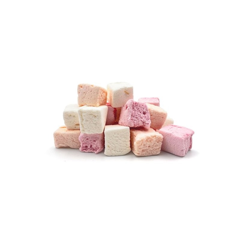 Guimauves assortiment framboise, vanille, mirabelle en sachet - 100g