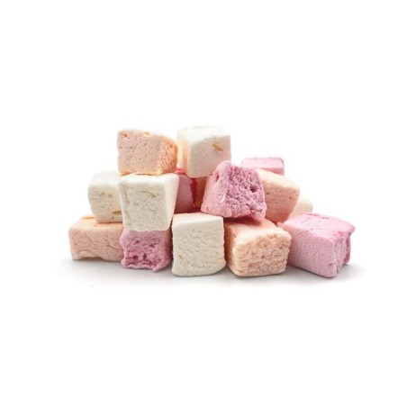 Guimauves assortiment framboise, vanille, mirabelle en sachet - 100g