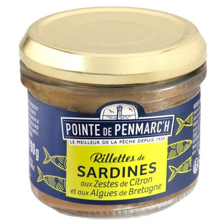 Rillettes de sardines citron et algues - 90g