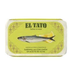 Petites sardines à l'huile d'olive et au citron - 115g