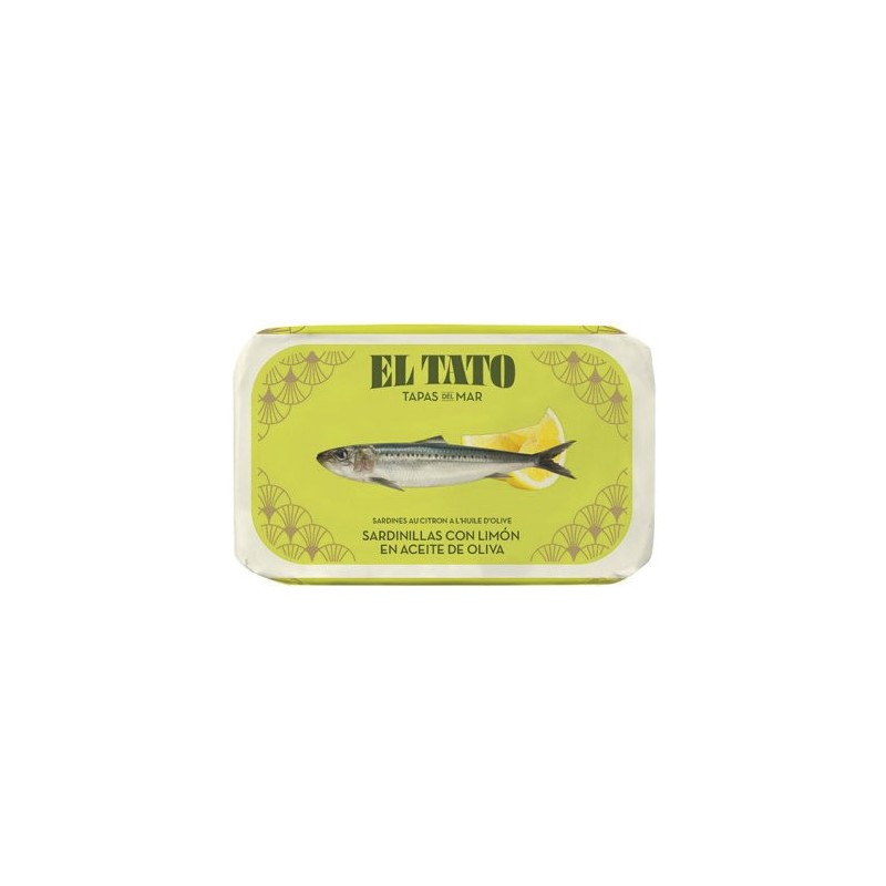 Petites sardines à l'huile d'olive et au citron - 115g