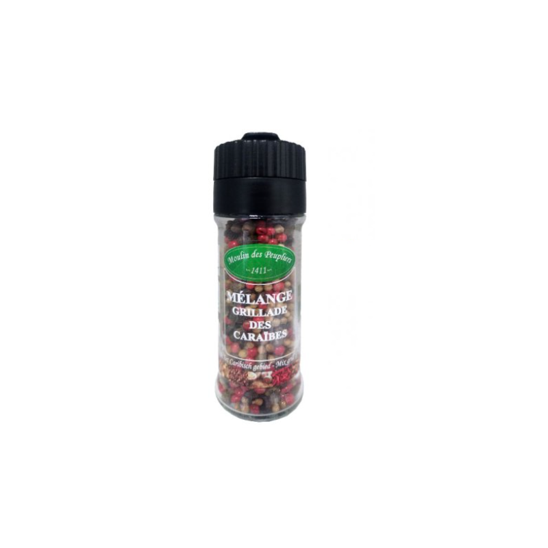 Mélange grillades des Caraïbes en moulin - 28g
